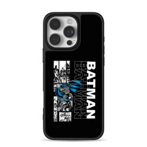 Batman comic panels colored Batman repeated BATMAN Phone Case