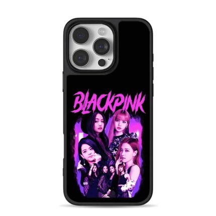 BLACKPINK four members vintage purple poster Phone Case