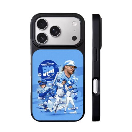 Bobby Witt Jr KC Royals 500 MLB games art Phone Case
