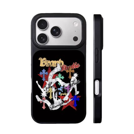 Brand Studio Fallin Through Faith cross graphic Phone Case