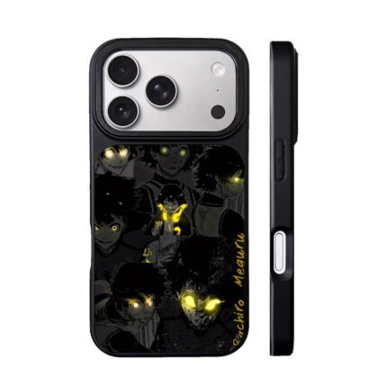 Bachira Meguru manga collage yellow glowing eyes Phone Case