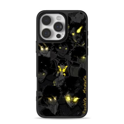Bachira Meguru manga collage yellow glowing eyes Phone Case