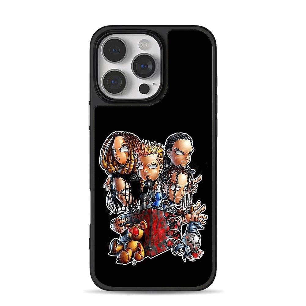 Chibi Korn art with creepy teddy bear voodoo doll Phone Case Chibi Korn art with creepy teddy bear voodoo doll Phone Case