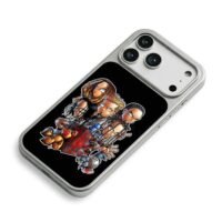 Chibi Korn art with creepy teddy bear voodoo doll Phone Case