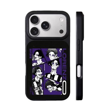 Blue Lock Lorenz soccer anime manga collage Phone Case