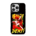 Chainsaw Man Denji chainsaw art red yellow green Phone Case