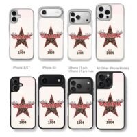 Alpha Delta Gamma GAMMA leopard star est 1904 Phone Case