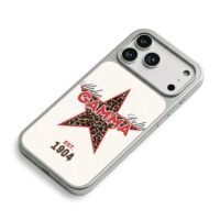 Alpha Delta Gamma GAMMA leopard star est 1904 Phone Case