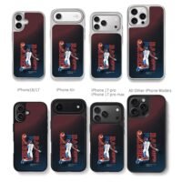 Brickhouse Johnson dunking basketball dagger text Phone Case