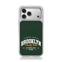 Brooklyn Varsity Club varsity champion dark green print Phone Case