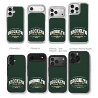 Brooklyn Varsity Club varsity champion dark green print Phone Case