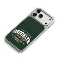 Brooklyn Varsity Club varsity champion dark green print Phone Case