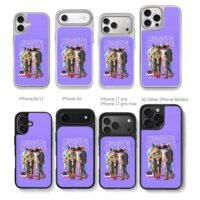 BTS Welcome Home Military BT21 Purple Background Phone Case
