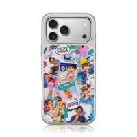 BTS kpop members comic photo collage print Phone Case