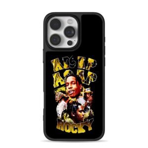 ASAP Rocky vintage hip hop bootleg portrait graphic Phone Case