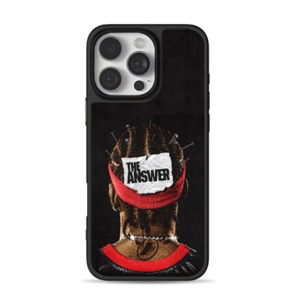 Allen Iverson The Answer red headband nail art Phone Case