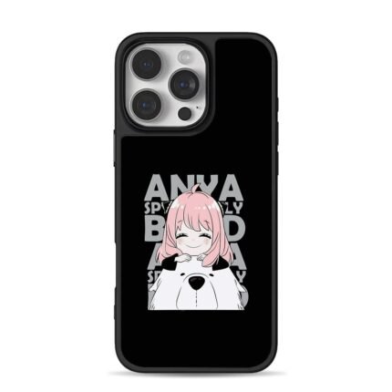 Chibi Anya Forger hugging Bond from Spy x Family Phone Case