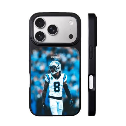 Carolina Panthers 8 NFL player autograph crowd Phone Case