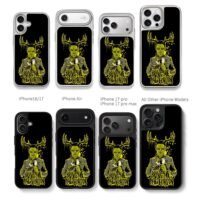 Bring Me The Horizon green antler suit zombie art Phone Case