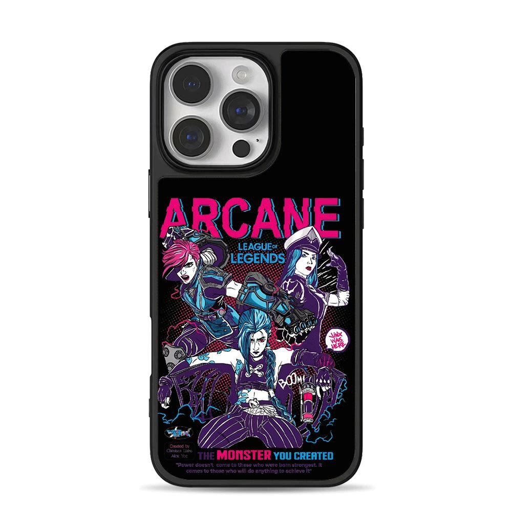 Arcane LoL Vi Caitlyn Jinx poster art Phone Case Arcane LoL Vi Caitlyn Jinx poster art Phone Case
