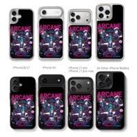 Arcane LoL Vi Caitlyn Jinx poster art Phone Case
