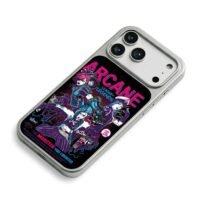 Arcane LoL Vi Caitlyn Jinx poster art Phone Case