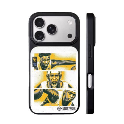 Baylor Villanova basketball poster Ferrell Center Phone Case