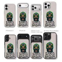 Chris Brown in Brazil flag balaclava graffiti art Chris Brown Phone Case Black Electroplated Silver For Iphone 11 To 17