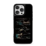 Classic muscle car horse guitar Dream Machine art iPhone 16 Pro Max Black Case