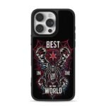 CM Punk Best In The World spider crossed fists art iPhone 16 Pro Max Black Case