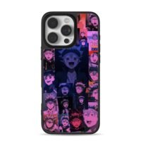 Collage of Asta from Black Clover expressions iPhone 16 Pro Max Black Case