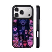 Collage of Asta from Black Clover expressions iPhone 17 Pro Max Black Case