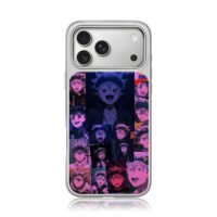 Collage of Asta from Black Clover expressions iPhone 17 Pro Max Electroplated Silver Case1