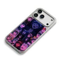 Collage of Asta from Black Clover expressions iPhone 17 Pro Max Electroplated Silver Case2