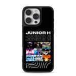 Collage of Junior H album covers iPhone 16 Pro Max Black Case