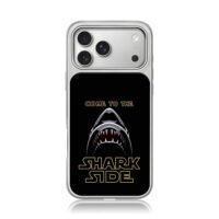 Come to the Shark Side star wars shark parody iPhone 17 Pro Max Electroplated Silver Case1
