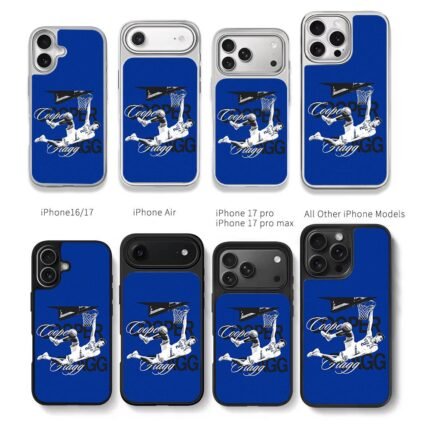 Cooper Flagg Duke basketball dunking with his name Chris Brown Phone Case Black Electroplated Silver For Iphone 11 To 17