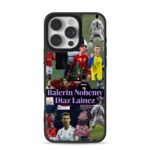 CR7 football player collage with custom text iPhone 16 Pro Max Black Case