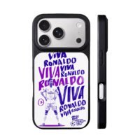 CR7 Real Madrid 2017 UCL Final Viva Ronaldo iPhone 17 Pro Max Black Case