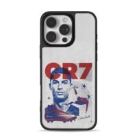 CR7 Ronaldo bicycle kick mercurial boot art iPhone 16 Pro Max Black Case