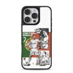 CR7 Ronaldo Siu Real Madrid Portugal football art iPhone 16 Pro Max Black Case