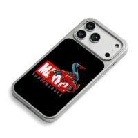 Crawling Spider-Man with Marvel Superheroes logo iPhone 17 Pro Max Electroplated Silver Case2