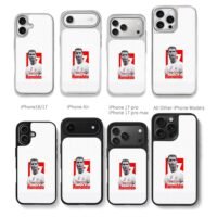 Cristiano Ronaldo CR7 red football portrait Chris Brown Phone Case Black Electroplated Silver For Iphone 11 To 17