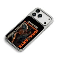 Daenerys Targaryen Drogon Dracarys GoT art iPhone 17 Pro Max Electroplated Silver Case2