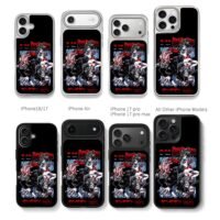 Dandadan anime Okarun Momo Turbo Granny art print Chris Brown Phone Case Black Electroplated Silver For Iphone 11 To 17