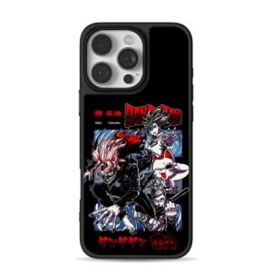 Dandadan anime Okarun Momo Turbo Granny art print iPhone 16 Pro Max Black Case
