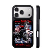 Dandadan anime Okarun Momo Turbo Granny art print iPhone 17 Pro Max Black Case