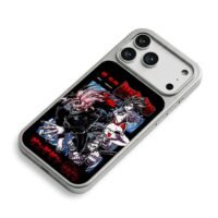 Dandadan anime Okarun Momo Turbo Granny art print iPhone 17 Pro Max Electroplated Silver Case2