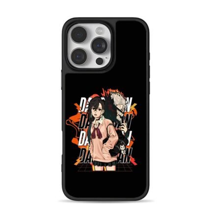 Dandadan Ayase Momo and Okarun monster anime print iPhone 16 Pro Max Black Case