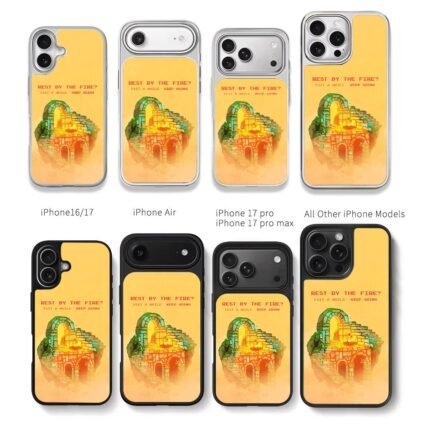 Dark Souls bonfire mossy floating ruin with quote Chris Brown Phone Case Black Electroplated Silver For Iphone 11 To 17